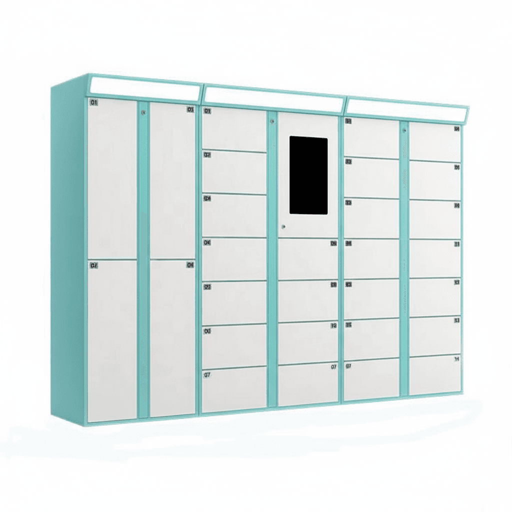 smart storage locker for retail and self-service applications